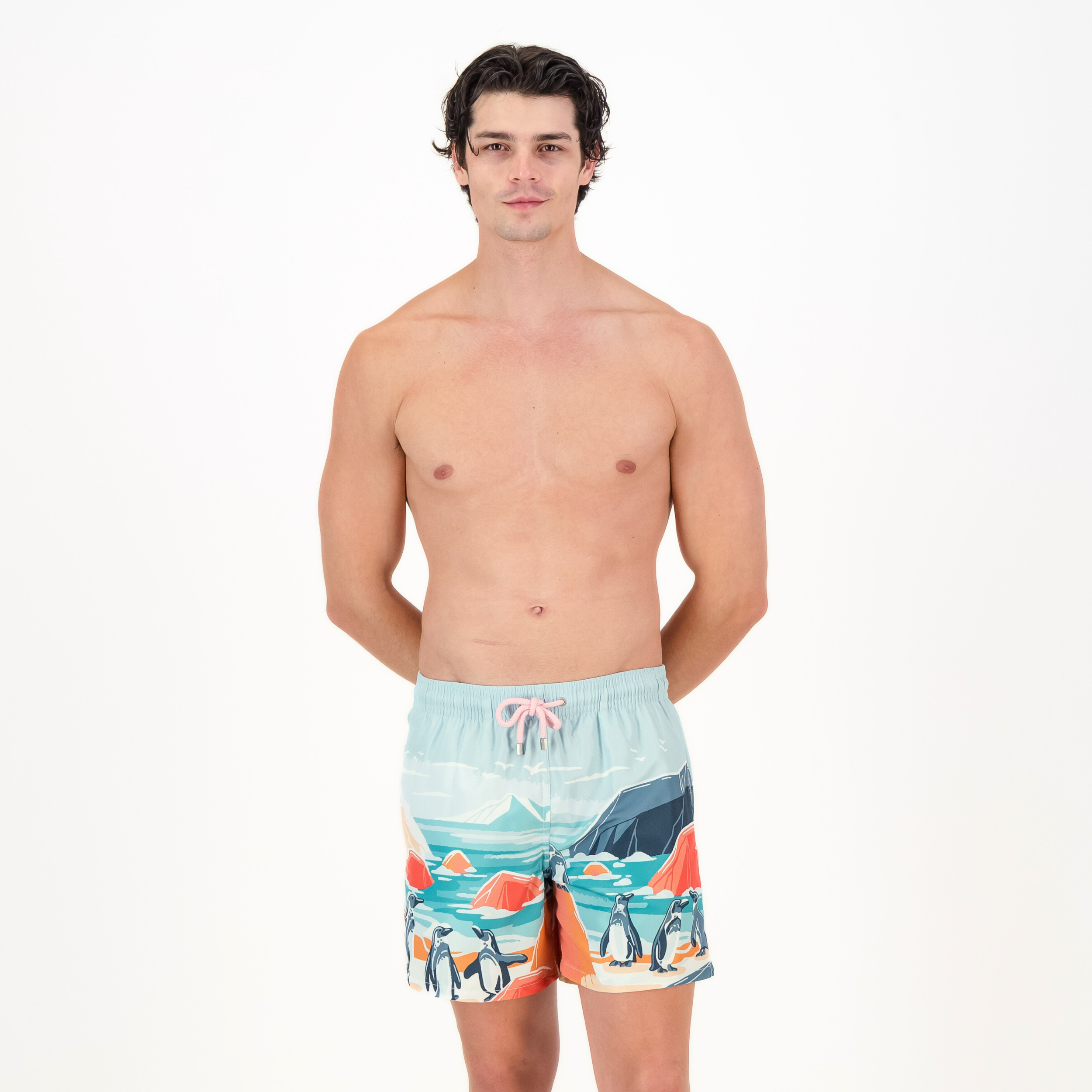 MID-LENGTH SWIM SHORTS | BOULDERS BEACH / BLUE